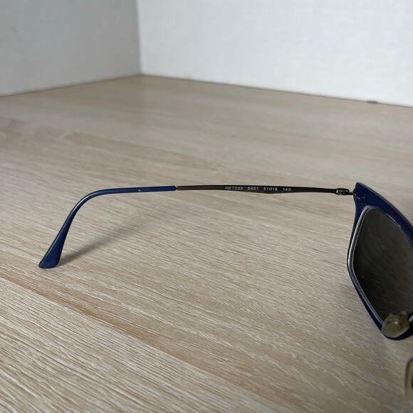 Ray-Ban RB7039 5451 LightRay Eyeglasses Blue FRAMES ONLY 51-18-140 Italy - Picture 4 of 8